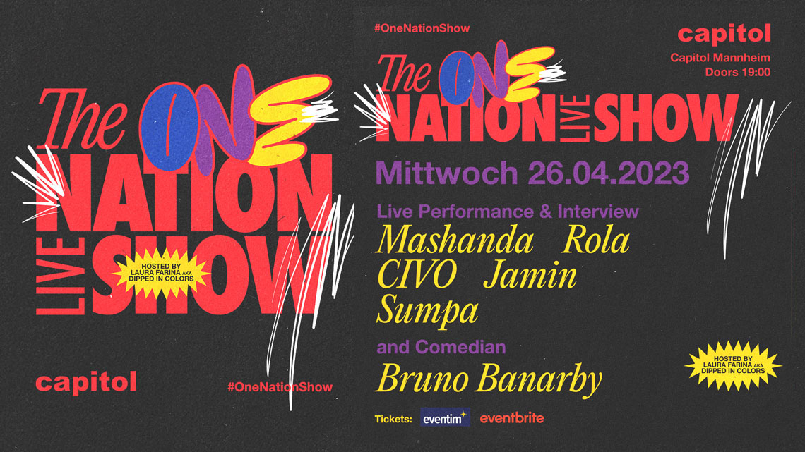Verlegt: The One Nation Show am 26. April 2023 im Capitol Mannheim