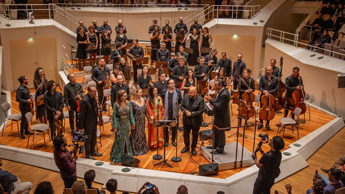 Ornina Syrian Orchestra am 12. April 2023 im Capitol Mannheim